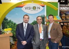 Allan Napolitano, George Uribe and Tony Mitchell with Vision Import Group. Tony recently joined the company.